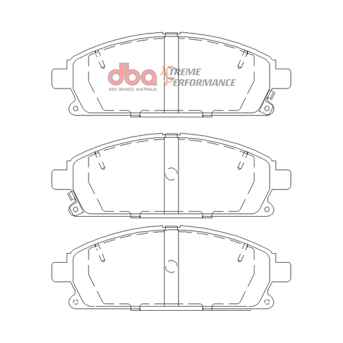 DBA Front Xtreme Performance Brake Pads DB1333XP DB1333 thumbnail