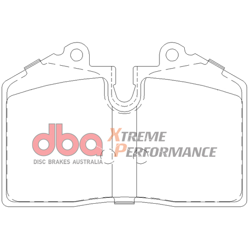 DBA Rear Xtreme Performance Brake Pads DB1356XP DB1356 thumbnail