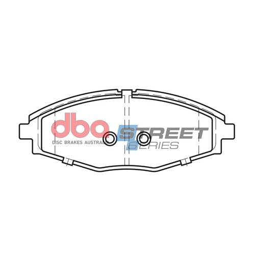 DBA Front Street Series Brake Pads DB1368SS DB1368 thumbnail