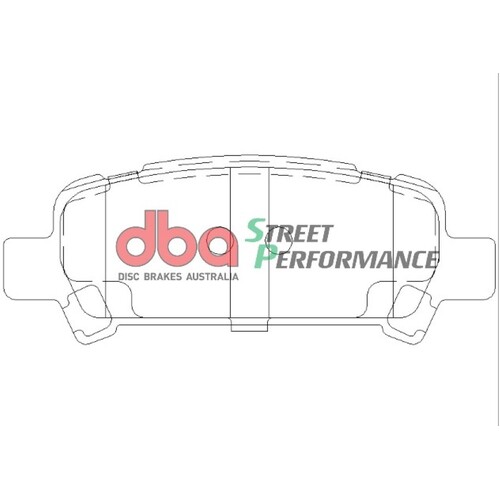 DBA Rear Street Performance Brake Pads DB1379SP DB1379 thumbnail