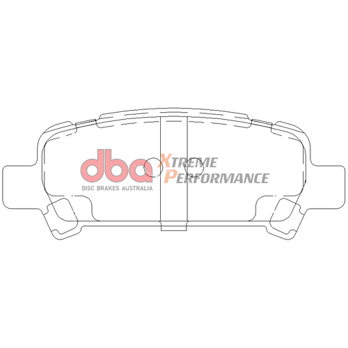 DBA Rear Xtreme Performance Brake Pads DB1379XP DB1379 thumbnail