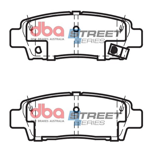 DBA Rear Street Series Brake Pads DB1384SS DB1384 thumbnail