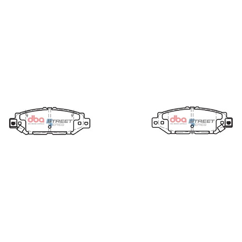 DBA Rear Street Series Brake Pads DB1396SS DB1396 thumbnail