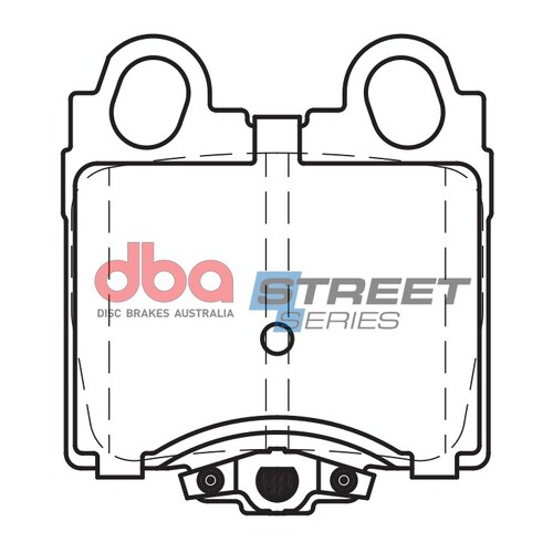 DBA Rear Street Series Brake Pads DB1416SS DB1416 thumbnail