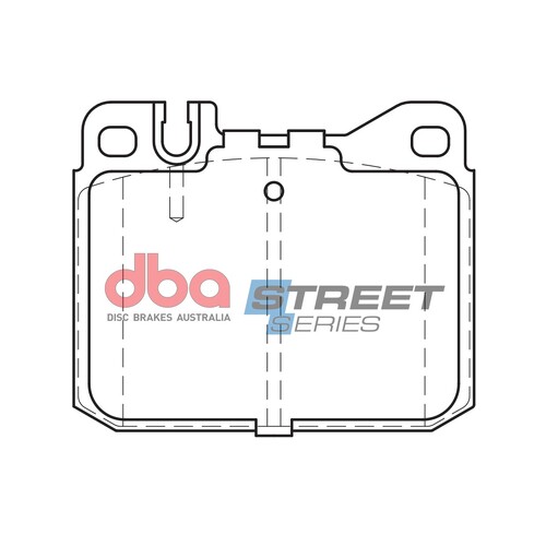 DBA Front Street Series Brake Pads DB143SS DB143 thumbnail