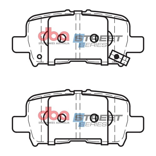 DBA Rear Street Series Brake Pads DB1440SS DB1440 thumbnail