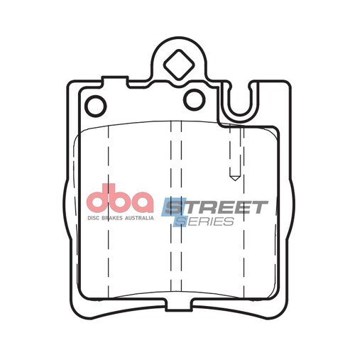 DBA Rear Street Series Brake Pads DB1457SS DB1457 thumbnail