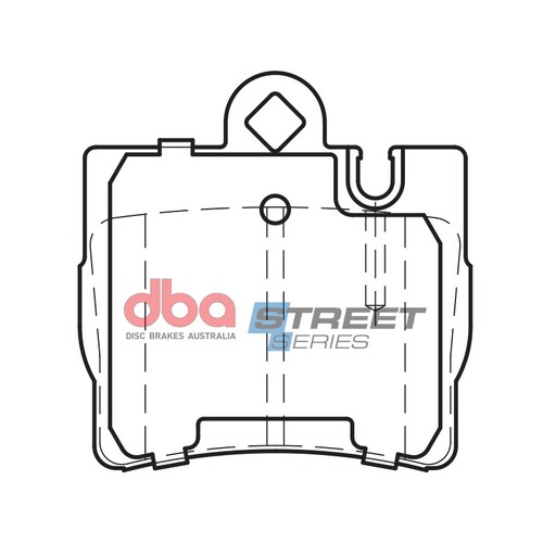 DBA Rear Street Series Brake Pads DB1458SS DB1458 thumbnail