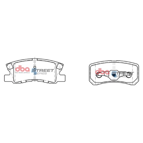 DBA Rear Street Series Brake Pads DB1464SS DB1464 thumbnail