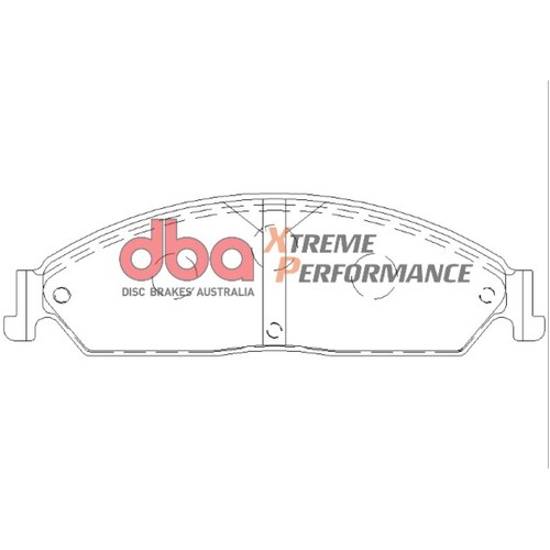 DBA Front Xtreme Performance Brake Pads DB1473XP DB1473 thumbnail