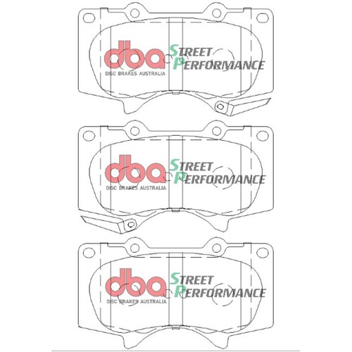 DBA Front Street Performance Brake Pads DB1482SP DB1482 thumbnail
