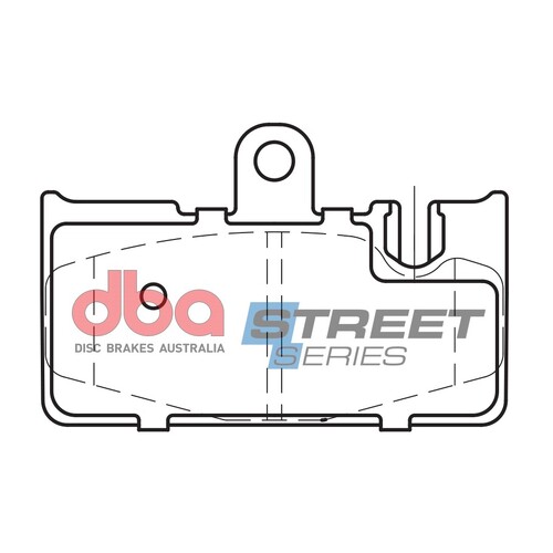 DBA Rear Street Series Brake Pads DB1497SS DB1497 thumbnail