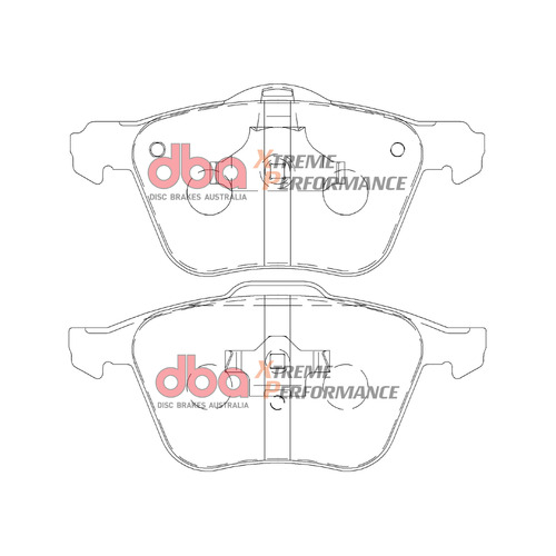 DBA Front Xtreme Performance Brake Pads DB1658XP DB1658 thumbnail