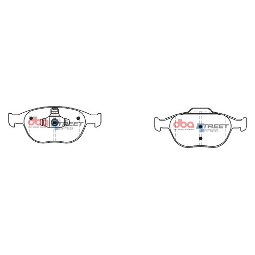 DBA Front Street Series Brake Pads DB1666SS DB1666 thumbnail
