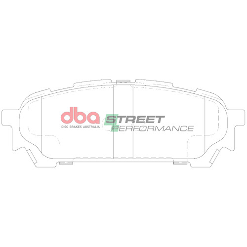 DBA Rear Street Performance Brake Pads DB1672SP DB1672 thumbnail