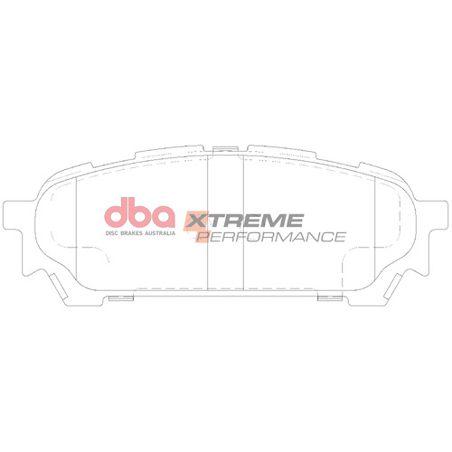 DBA Rear Xtreme Performance Brake Pads DB1672XP DB1672 thumbnail