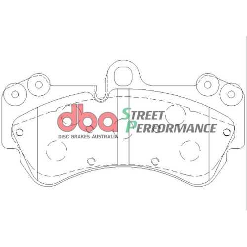 DBA Front Street Performance Brake Pads DB1676SP DB1676 thumbnail