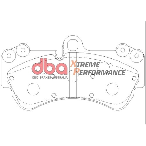 DBA Front Xtreme Performance Brake Pads DB1676XP DB1676 thumbnail