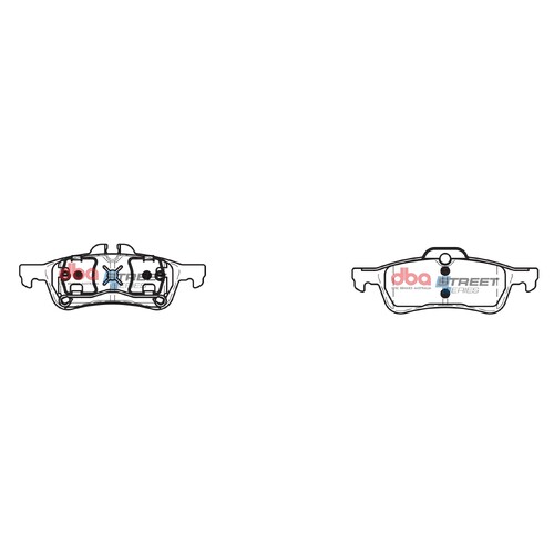 DBA Rear Street Series Brake Pads DB1687SS DB1687 thumbnail