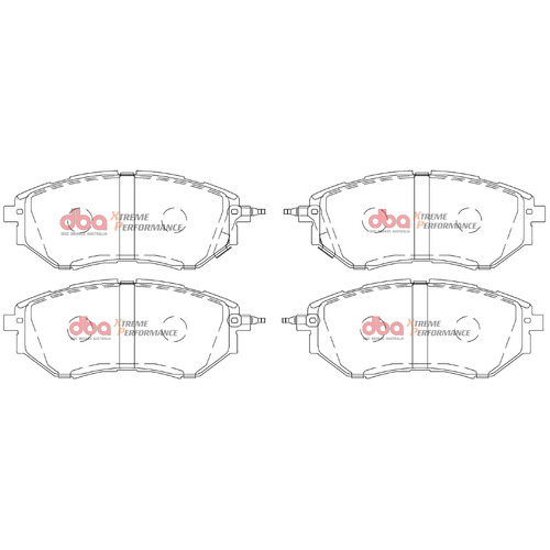 DBA Front Xtreme Performance Brake Pads DB1722XP DB1722 thumbnail