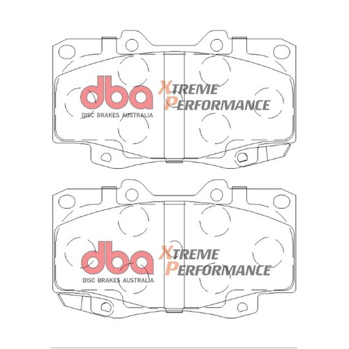 DBA Front Xtreme Performance Brake Pads DB1739XP DB1739 thumbnail