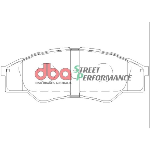 DBA Front Street Performance Brake Pads DB1741SP DB1741 thumbnail