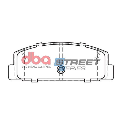 DBA Rear Street Series Brake Pads DB1760SS DB1760 thumbnail