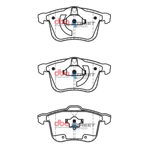 DBA Front Street Series Brake Pads DB1762SS DB1762 thumbnail