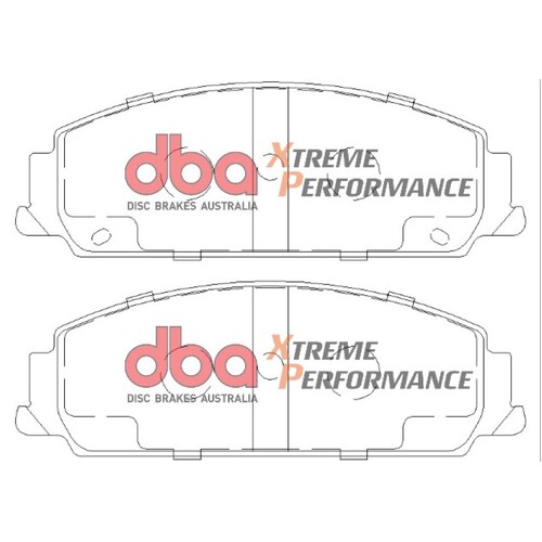 DBA Front Xtreme Performance Brake Pads DB1765XP DB1765 thumbnail