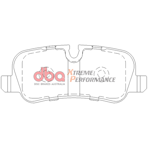 DBA Rear Xtreme Performance Brake Pads DB1781XP DB1781 thumbnail