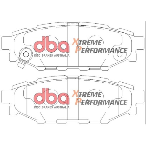 DBA Rear Xtreme Performance Brake Pads DB1803XP DB1803 thumbnail
