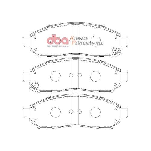DBA Front Xtreme Performance Brake Pads DB1835XP DB1835 thumbnail