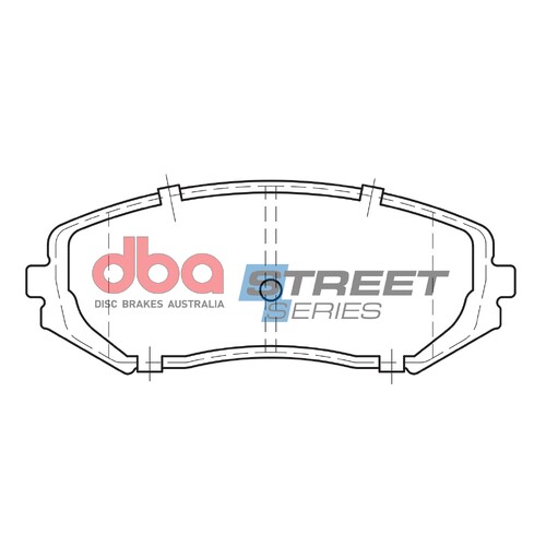 DBA Front Street Series Brake Pads DB1842SS DB1842 thumbnail