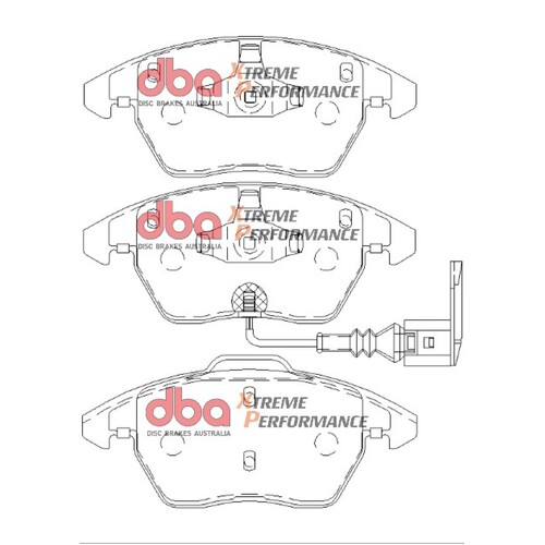 DBA Front Xtreme Performance Brake Pads DB1849XP DB1849 thumbnail