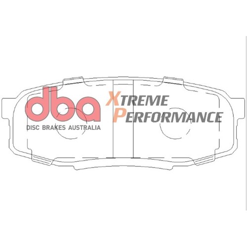 DBA Rear Xtreme Performance Brake Pads DB1857XP DB1857 thumbnail