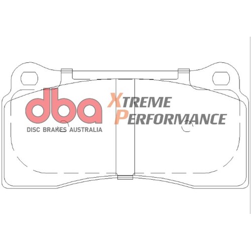 DBA Front Xtreme Performance Brake Pads DB1935XP DB1935 thumbnail