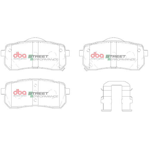 DBA Rear Street Performance Brake Pads DB1957SP DB1957 thumbnail