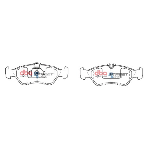 DBA Rear Street Series Brake Pads DB1960SS DB1960 thumbnail