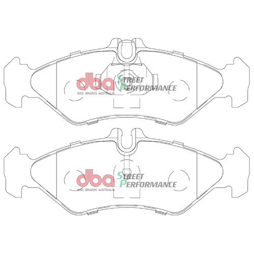 DBA Rear Street Performance Brake Pads DB1978SP DB1978 thumbnail