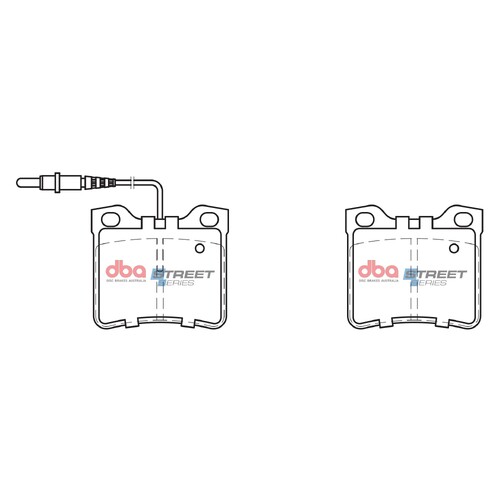 DBA Rear Street Series Brake Pads DB1988SS DB1988 thumbnail