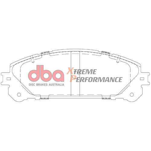 DBA Front Xtreme Performance Brake Pads DB2004XP DB2004 thumbnail