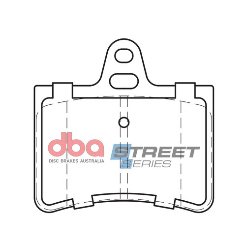 DBA Rear Street Series Brake Pads DB2017SS DB2017 thumbnail