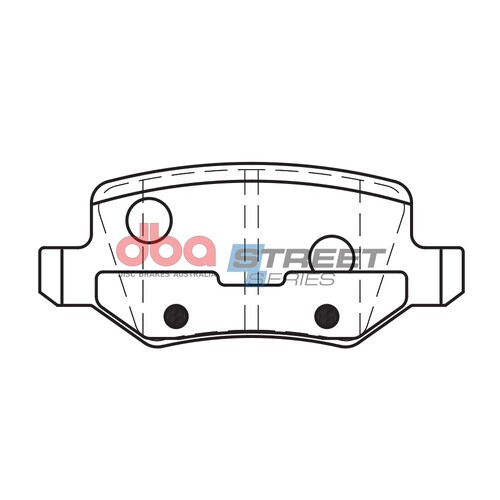 DBA Rear Street Series Brake Pads DB2020SS DB2020 thumbnail
