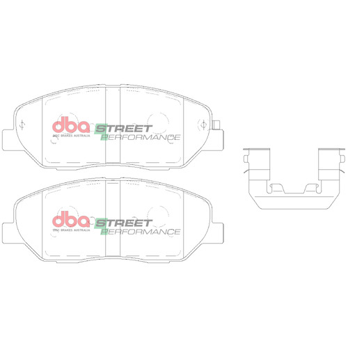 DBA Front Street Performance Brake Pads DB2034SP DB2034 thumbnail