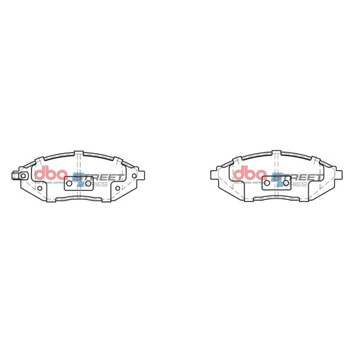 DBA Front Street Series Brake Pads DB2208SS DB2208 thumbnail