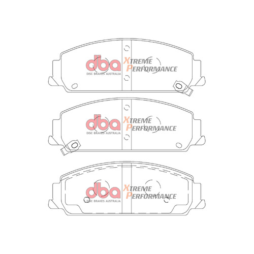 DBA Front Xtreme Performance Brake Pads DB2266XP DB2266 thumbnail