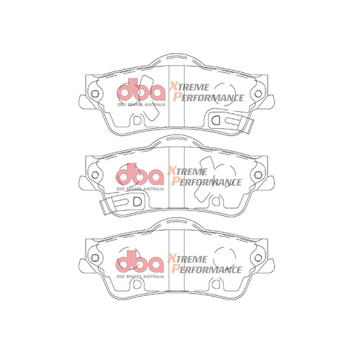 DBA Rear Xtreme Performance Brake Pads DB2267XP DB2267 thumbnail