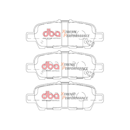 DBA Rear Xtreme Performance Brake Pads DB2340XP DB2340 thumbnail