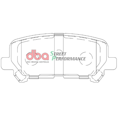 DBA Rear Street Performance Brake Pads DB2368SP DB2368 thumbnail