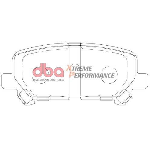 DBA Rear Xtreme Performance Brake Pads DB2368XP DB2368 thumbnail
